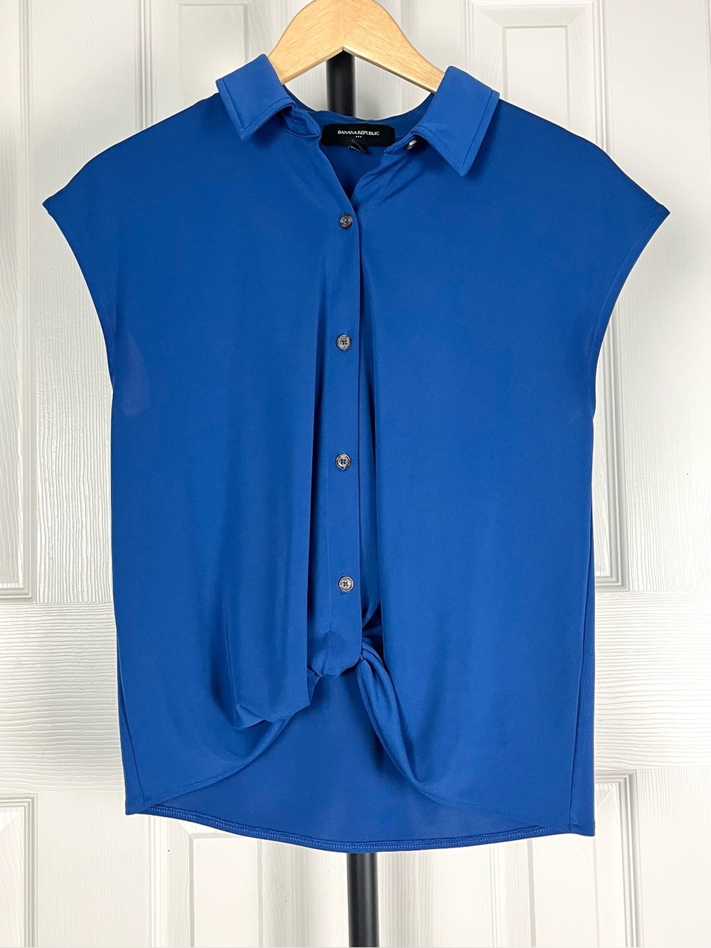 Banana Republic Factory Collared Crop Top